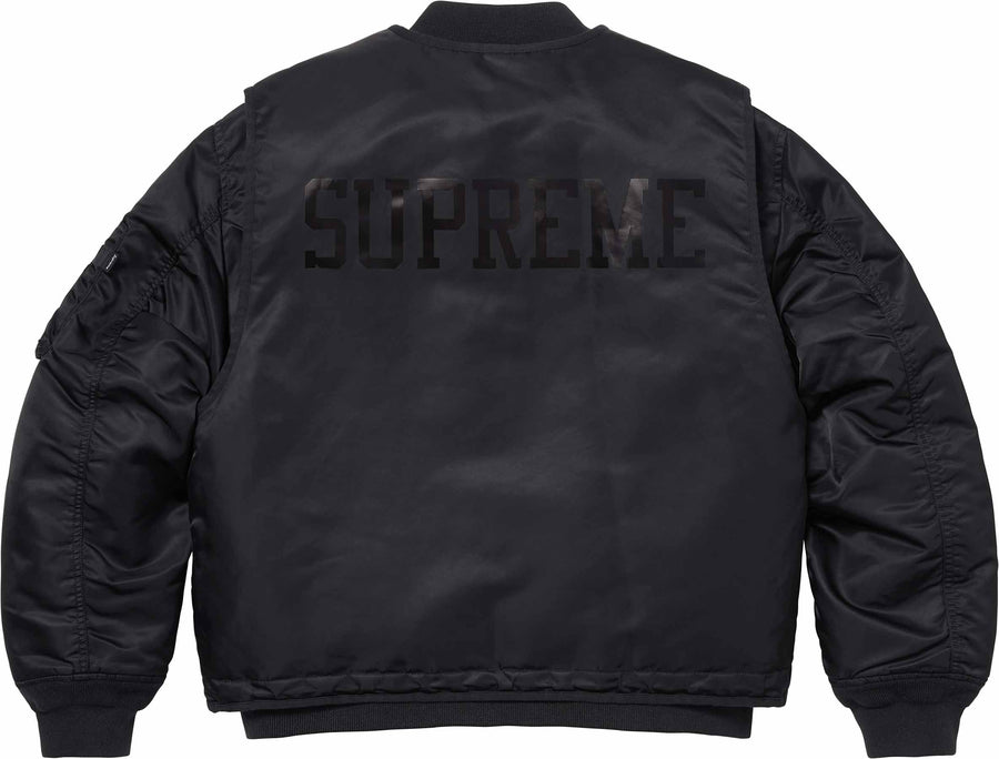 Supreme 2-in-1 MA-1 + Vest Black