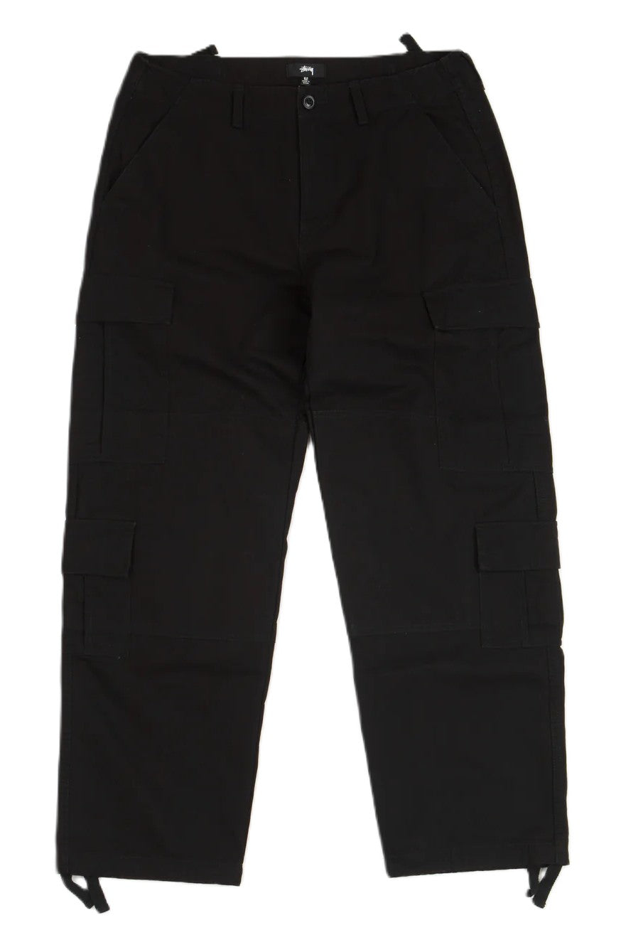 Stussy Surplus Cargo Pant Black (WORN)