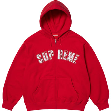 Supreme B.B. Simon Zip Up Hooded Sweatshirt Red