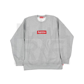 Supreme Box Logo Crewneck (F/W15) Grey