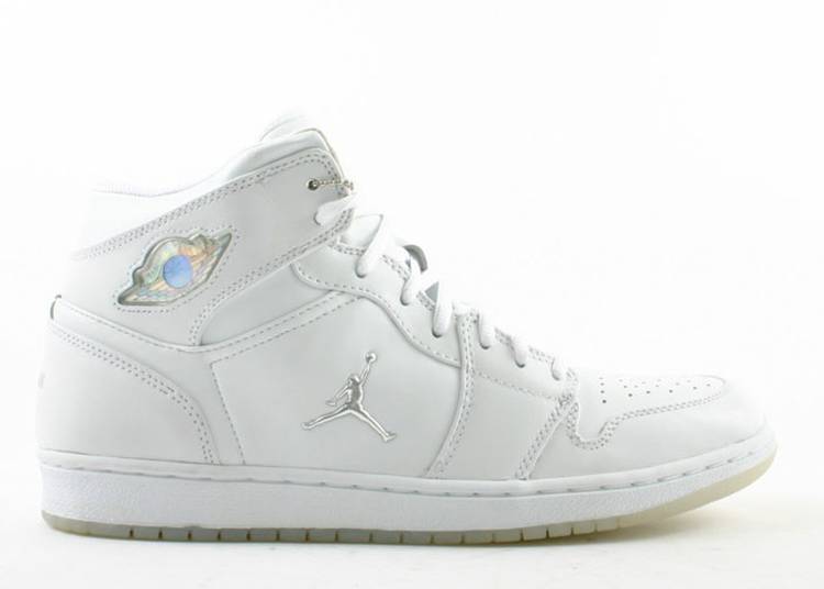 Jordan 1 Retro White Chrome (2002) (Yellowing due to age)