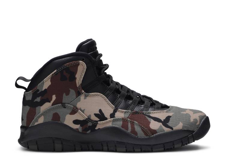 Jordan 10 Retro Woodland Camo (WORN)