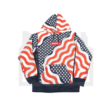 Supreme Box Logo Hoodie F/W14 Flag