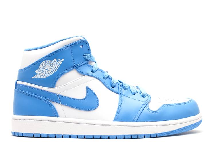 Jordan 1 Retro Mid UNC (WORN)
