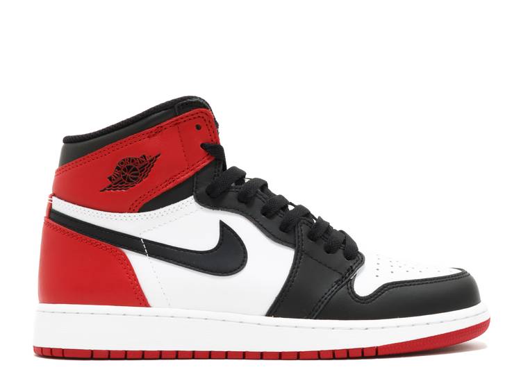 Jordan 1 Retro Black Toe (2016) (GS) (WORN)