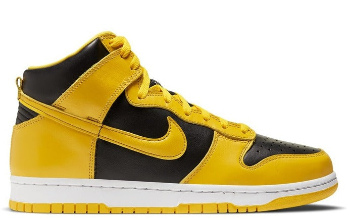 Nike Dunk High Black Varsity Maize (WORN)