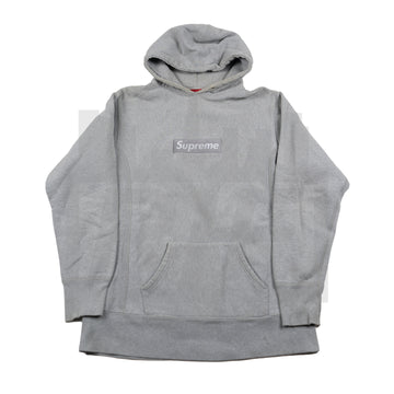 Supreme Grey / Grey Box Logo Hoodie (2003) (WORN)