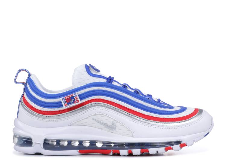 Nike Air Max 97 Game Royal Metallic Silver University Red (WORN)