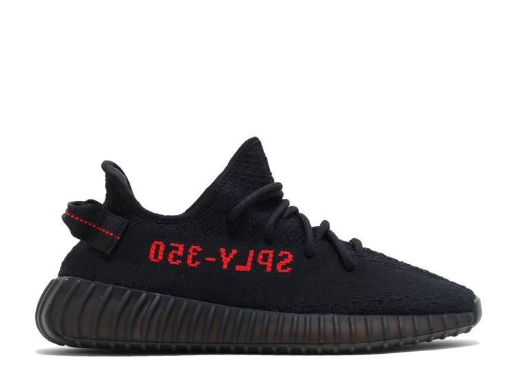 Adidas Yeezy Boost 350 V2 Black Red (2017/2020) (WORN)