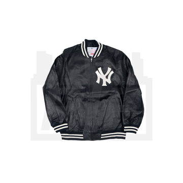 Yankees Leather Jacket (S/S15) Navy