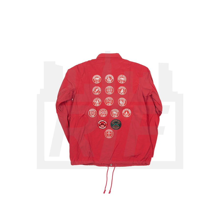 Patches Coaches Jacket (S/S09) Red (WORN)