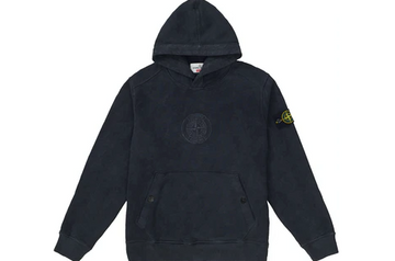 Supreme Stone Island Hooded Sweatshirt (SS19) Black