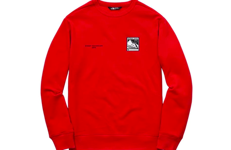 Supreme The North Face Steep Tech Crewneck Red