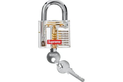 Supreme Transparent Lock Clear