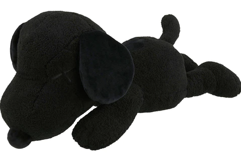 KAWS x Uniqlo x Peanuts Snoopy Plush (Large) Black