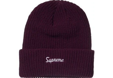 Supreme Loose Gauge Beanie (FW21) Eggplant