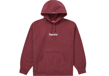 Supreme Box Logo Hooded Sweatshirt (FW21) Plum