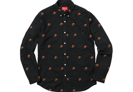 Supreme Sacred Hearts Oxford Shirt Black