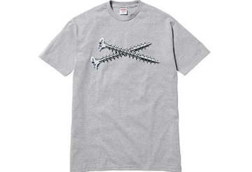 Supreme Screw Tee Grey