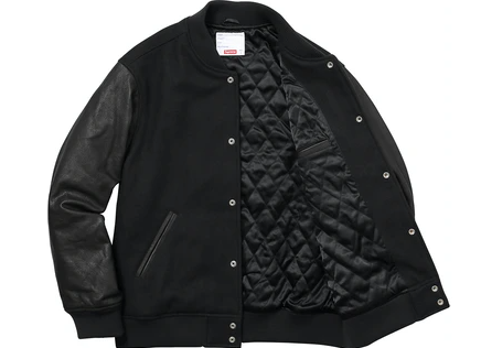 Supreme Gonz Ramm Varsity Jacket Black