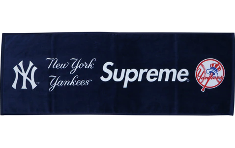 Supreme New York Yankees Hand Towel Navy