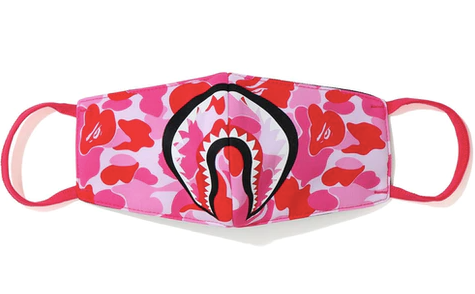 BAPE ABC Camo Shark Mask (SS20) Pink