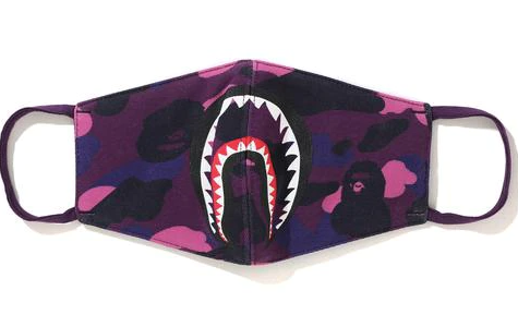 BAPE Color Camo Shark Mask Purple/Pink
