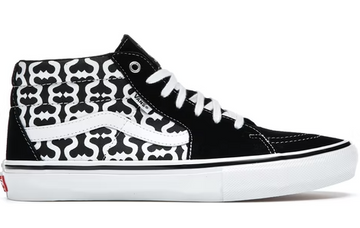 Vans Skate Grosso Mid Supreme Monogram S Logo Black