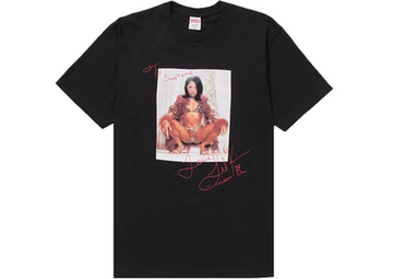 Supreme Lil Kim Tee Black