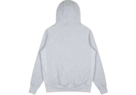 Noah Winged Foot Embroidered Hoodie Heather Grey