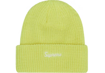 Supreme Loose Gauge Beanie Beanie (SS22) Light Lime