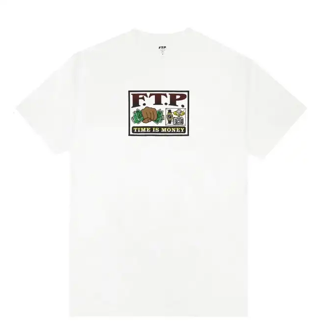 FTP Time is Money Tee White