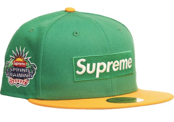 Supreme 2-Tone Box Logo New Era Green