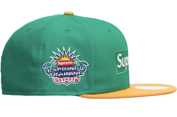 Supreme 2-Tone Box Logo New Era Green
