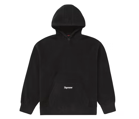 Supreme Polartec Hooded Sweatshirt (FW21) Black