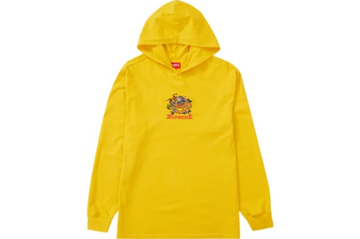 Supreme Dragon Hooded L/S Top Gold