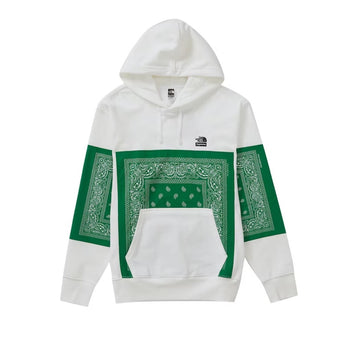Supreme The North Face Bandana Hooded Sweatshirt White