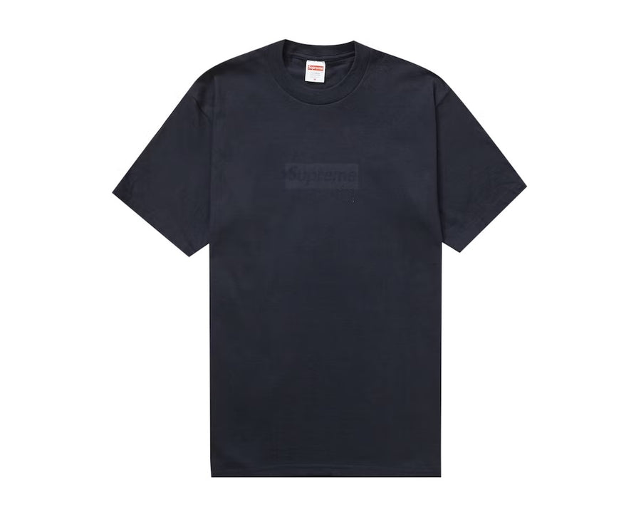 Supreme Tonal Box Logo Tee Navy