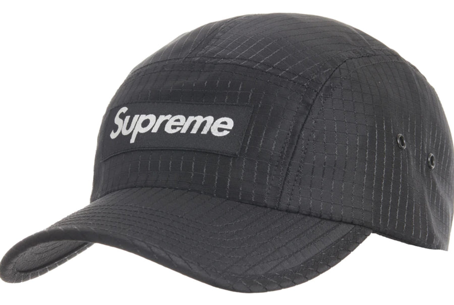 Supreme Camo Ripstop Camp Cap Black