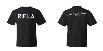RIF Classic Logo Tee (Black)