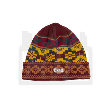 Supreme Beanie Red/Yellow