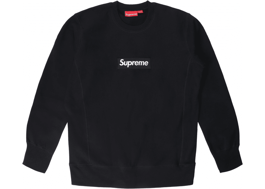 Supreme Box Logo Crewneck (FW15) Black